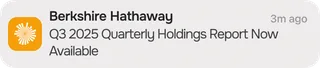Real-time 13F filing alerts and institutional investor notifications on iPhone